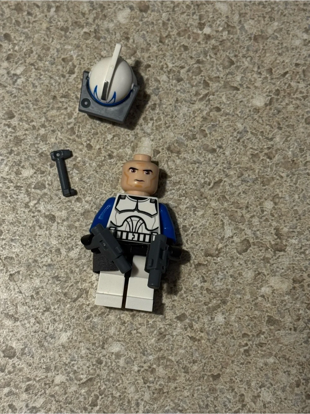 100% Authentic LEGO Star Wars Phase 1 Captain Rex Minifigure 7675 Not Complete